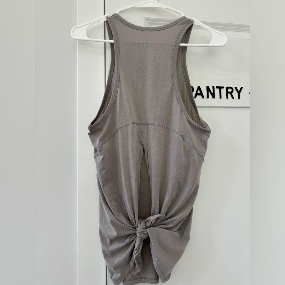 lululemon cotton tie up tank